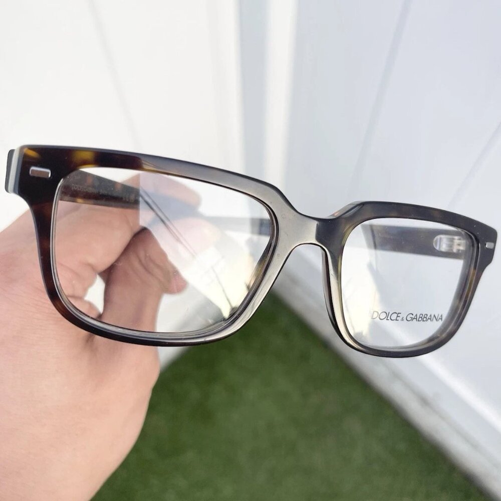 NEW DOLCE & GABBANA DG3380 502 Eyeglasses Havana 52mm Made in Italy